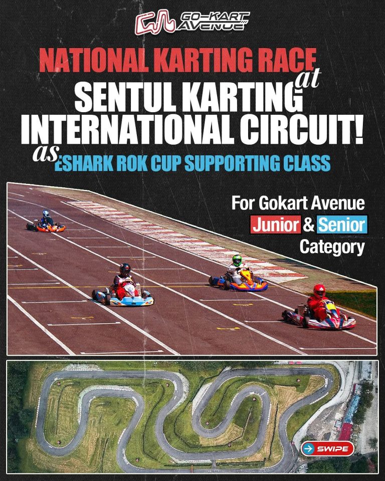 National Karting Race at Sentul International Karting Circuit as Eshark Rok Cup Supporting Class
