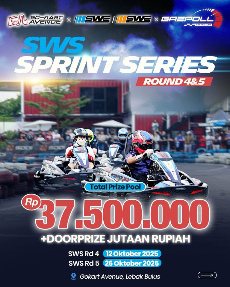 REGULASI GOKART AVENUE SWS Sprint/Junior Cup 2025 series 4 dan 5 – Gokart Avenue