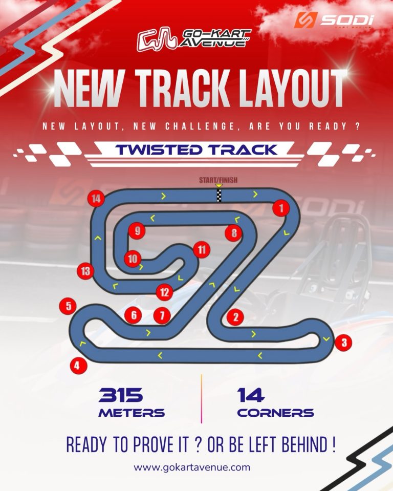 Twisted Track Is Here: New Track di Gokart Avenue yang Bikin Balapan Makin Gila